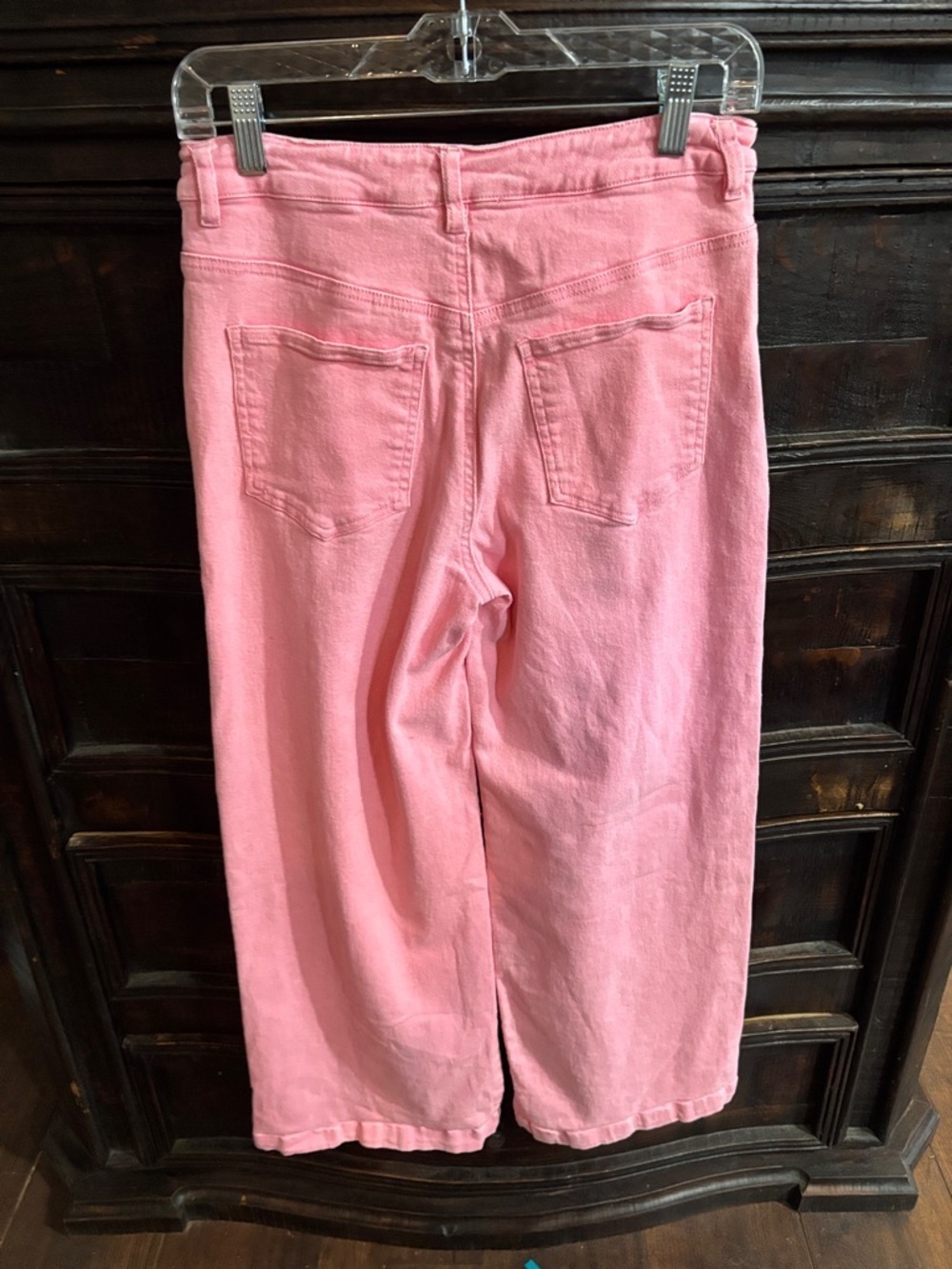 Entro Pink Straight Leg Jeans Fashion Forward - Picture 3 of 3